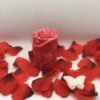 Bougie "rose au coeur" parfum "rouge de fruits"